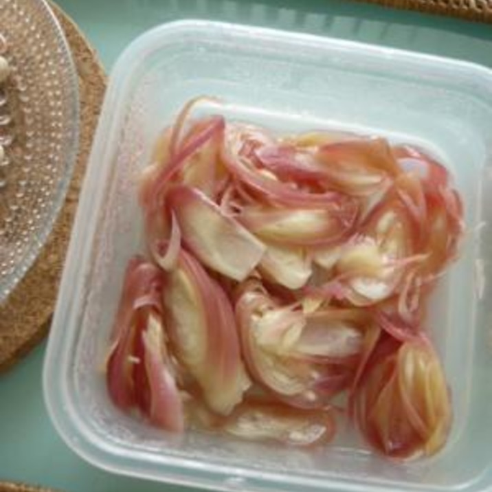 電子レンジで簡単!みょうがの甘酢漬け